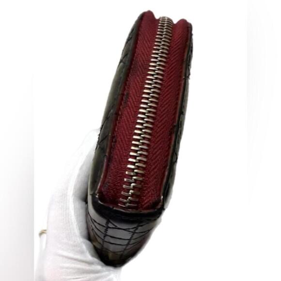 AUTHENTIC Dior Lady Dior Zippy Wallet- REDYED CONDITION - Picture 3 of 9